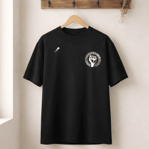 Camiseta Oversize Hombre – Negra 100% Algodón Premium