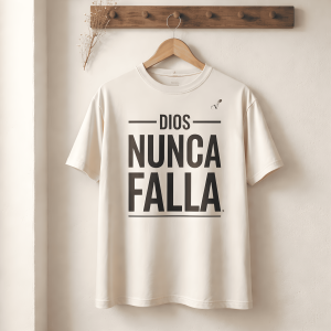 Camiseta Oversize Hombre – Arena 100% Algodón Premium
