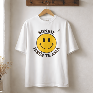 Camiseta Oversize Hombre – Blanco 100% Algodón Premium