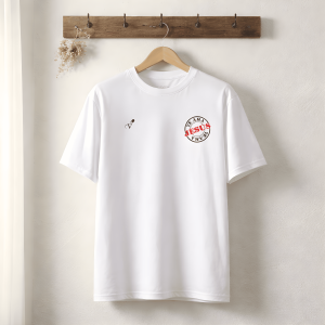 Camiseta Oversize Hombre – Blanco 100% Algodón Premium