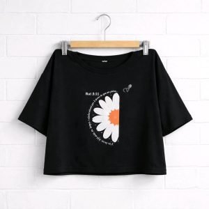 Crop Top Basic Negro - Piel de Durazno